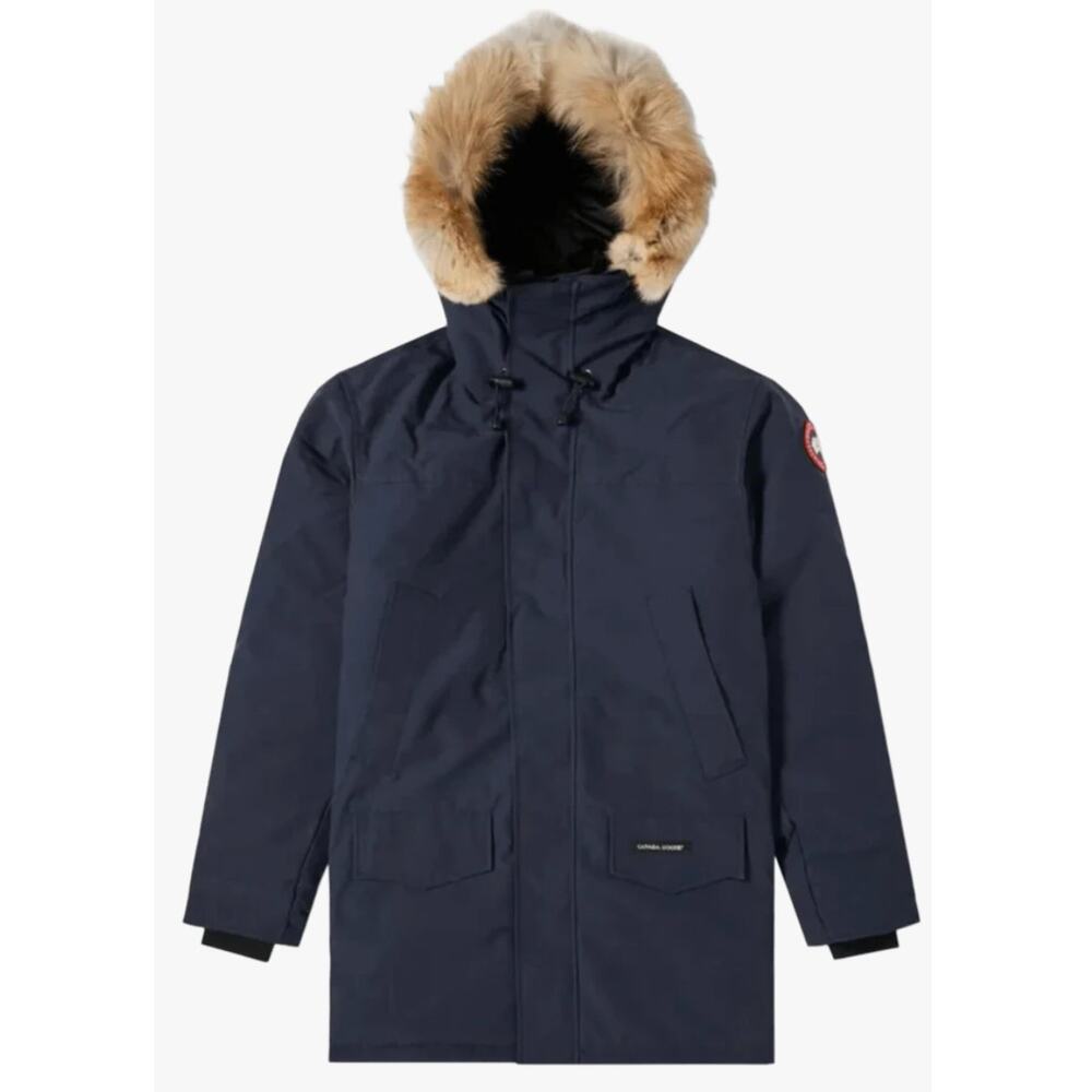 Canada Goose Langford Heritage Down Parka Jacket size S Navy Marine 2062M